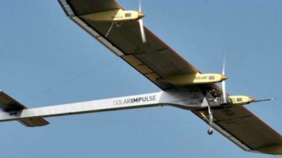 Solar Impulse Un Premier Vol R Ussi Pour L Avion Solaire