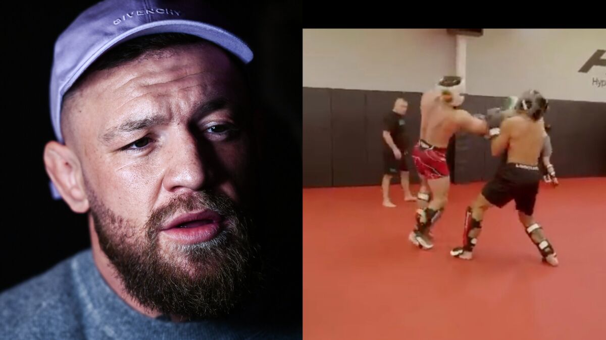 UFC Conor McGregor dévoile de nouvelles images de son entraînement