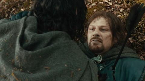 Seigneur des Anneaux mort boromir