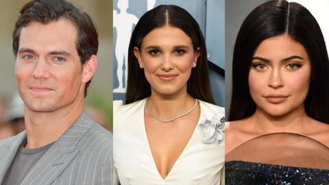Henry Cavill, Millie Bobby Brown, Kylie Jenner