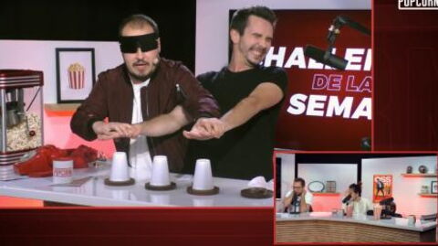 Domingo en sueur pendant un tour de magie sur Popcorn (VIDEO) !