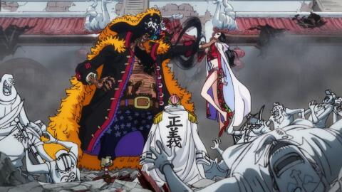 One Piece spoilers 1158 : Harald vs Rocks, Oda introduit les mères de Shanks et Barbe Noire