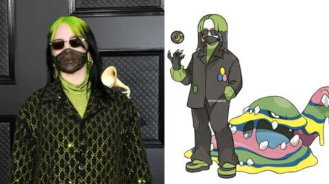 Grammy Awards : un artiste dessine les stars et les transforme en dresseurs Pokémon hauts en couleurs