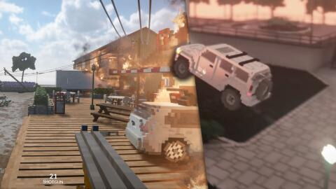 Minecraft x GTA 5 : la recette gagnante de Teardown, un jeu early acess sur steam