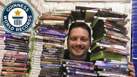Record : ce joueur possède la plus grande collection de jeux vidéo au monde
