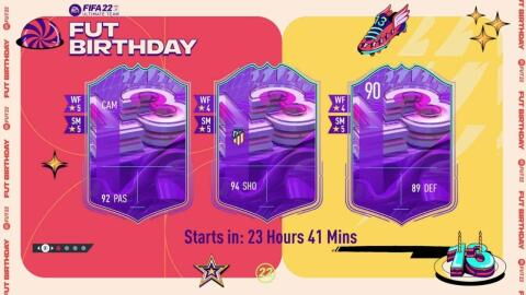 FIFA 22 FUT Birthday : cartes disponibles, SBC, jetons, objectifs... tout savoir