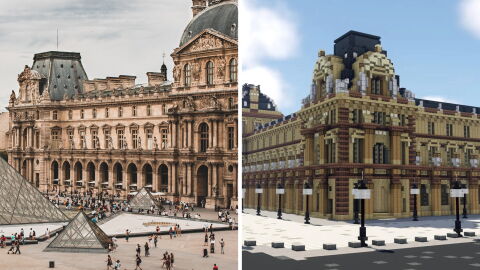 Ce joueur Minecraft reproduit l'intégralité du musée du Louvre et le résultat est bluffant