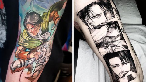 Voici 12 tatouages tirés de l'Attaque des Titans