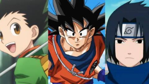 DBZ, Naruto, Hunter x Hunter