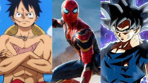 One Piece, Dragon Ball et Spider Man