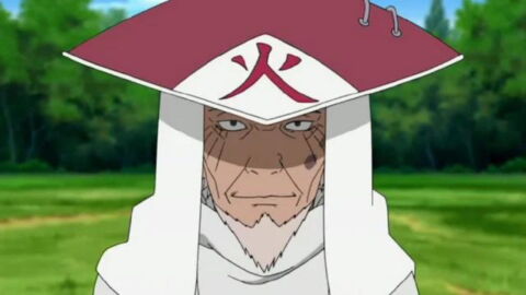 Naruto : voici le tout premier design terrifiant du 3e Hokage Sarutobi