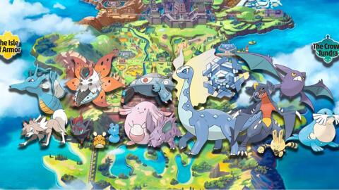 Pokémon Épée/Bouclier DLC : la liste des nouveaux Pokémon ajoutés avec les extensions sur Switch