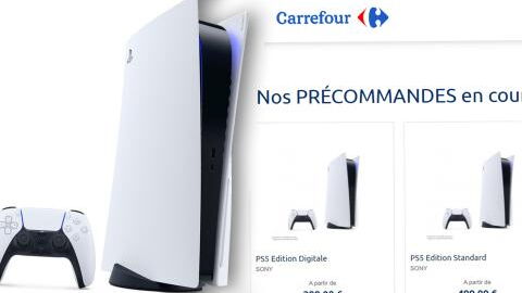 PS5 : le prix dévoilé par une page de précommande de Carrefour