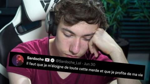Sardoche (Twitch) au fond du gouffre, il prend une décision radicale pour sa carrière