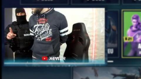 Swatting : Le streamer français XEWER arrêté par la police en plein live sur Fortnite (VIDÉO)