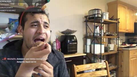 Twitch : Un streamer mange de la nourriture pour chat en live à cause d'un don de son père