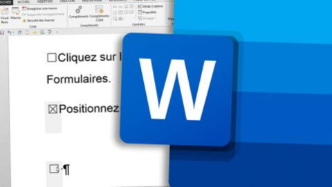 Comment créer et mettre une case à cocher sur Word ?