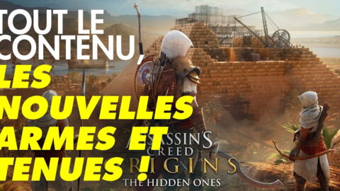 Assassin's Creed Origins The Hidden Ones DLC : contenu et ajouts, nouvelles tenues légendaires, armes et montures