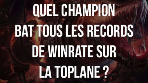 League of Legends : quel champion bat tous les records de winrate sur la toplane ?