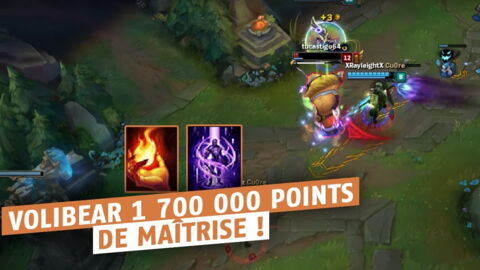 League of Legends : un joueur Bronze 5 a le plus de points de maîtrise sur Volibear