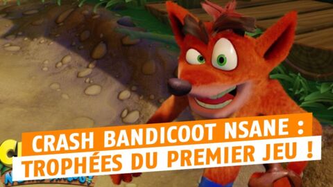 Crash Bandicoot N'Sane Trilogy (PS4) : trophées, succès et achievements du premier jeu