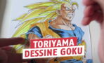 Le créateur de Dragon Ball dessine Son Goku en direct