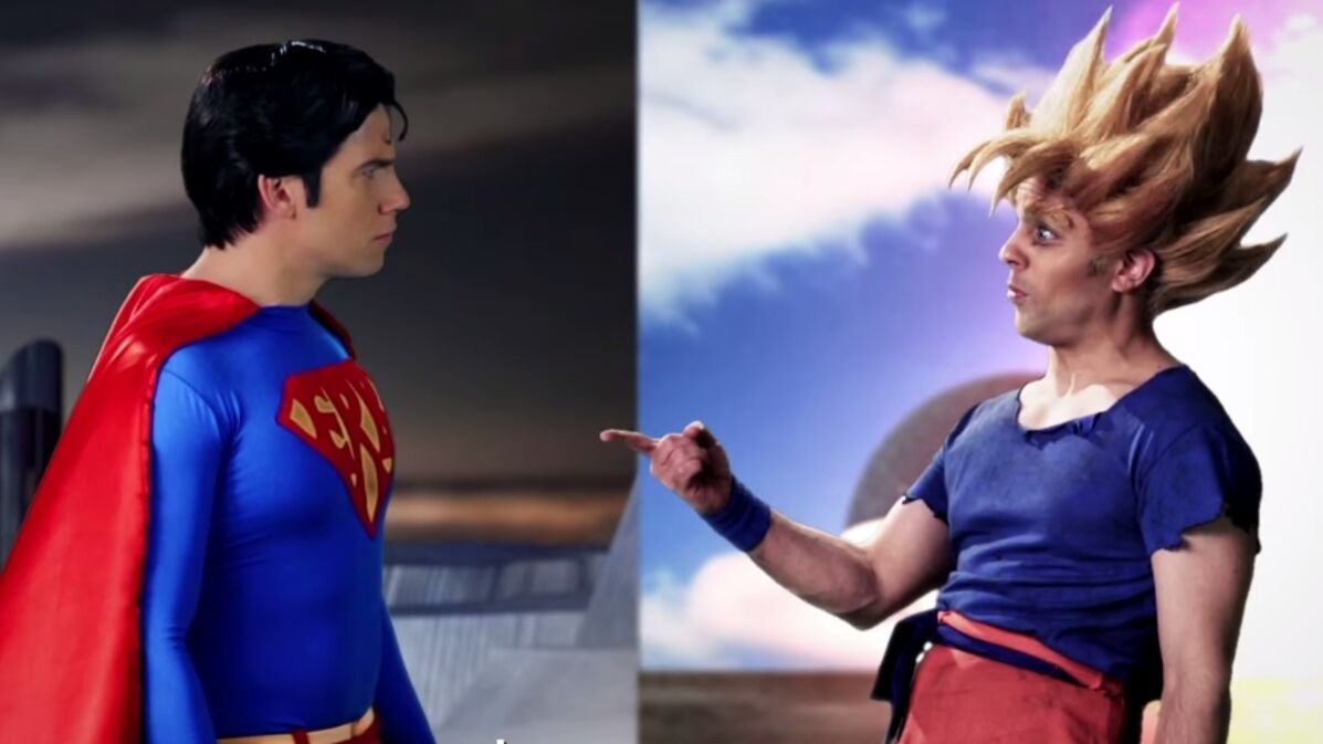 Superman et Sangoku se clashent dans une battle de rap épique !