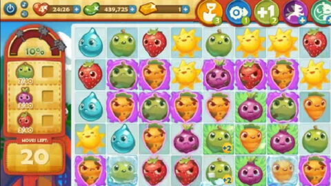 Farm Heroes Saga niveau 185 : solution et astuces pour passer le level