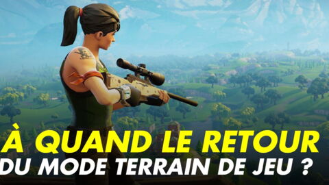 Fortnite : retour décalé pour le mode terrain de jeu