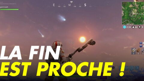 Fortnite : le nombre de météorites dans le ciel ne cesse d'augmenter
