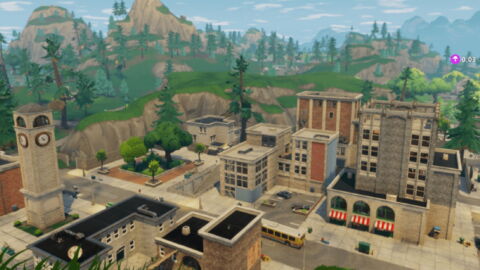 Fortnite saison 9 : Tilted Towers et Retail Row seraient rayés de la map