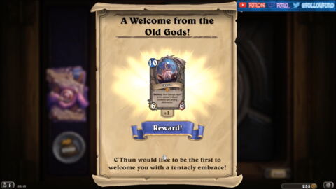 Hearthstone : obtenir 13 paquets gratuits de la nouvelle extension Les Murmures des Dieux très anciens !