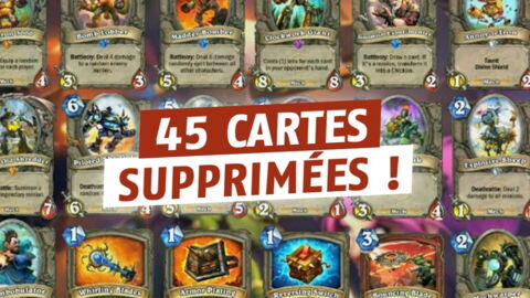 Hearthstone : Blizzard supprime plus de 40 cartes du mode arène !