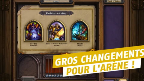 Hearthstone : Blizzard annonce des gros changements pour l'arène