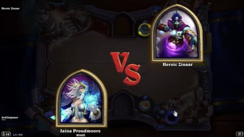 Hearthstone : battre Zinaar Héroïque dans la Ligue des Explorateurs - deck et solution vidéo