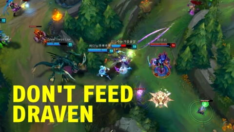 League of Legends : voilà pourquoi il ne faut jamais feed Draven