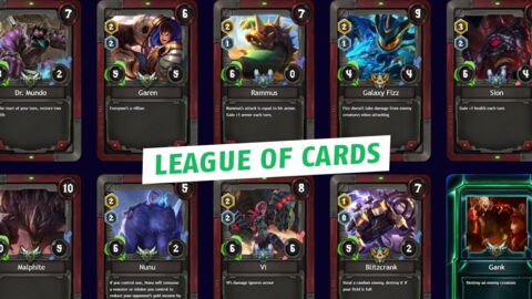 League of Cards : un jeu de cartes inspiré de League of Legends