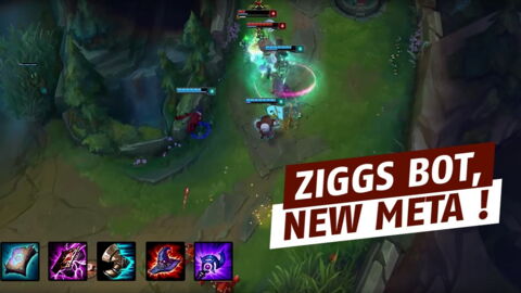 League of Legends : de plus en plus de top elo prennent Ziggs à la place d'un ADC