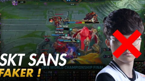 League of Legends : aujourd'hui, SKT T1 a joué sans Faker
