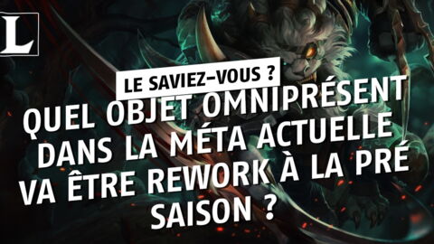 League of Legends : quel objet omniprésent dans la méta actuelle va être rework à la pré saison ?