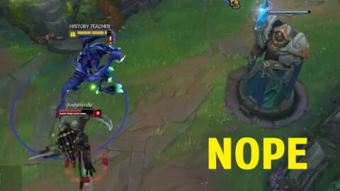 League of Legends : voilà comment deny un Rengar avec Cho'Gath