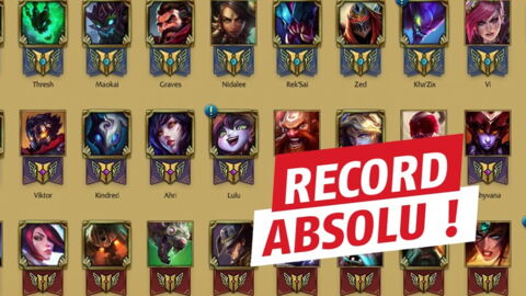League of Legends : ce joueur a atteint les 10 millions de maîtrises !