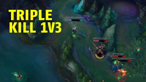 League of Legends : Lucian réalise un triple kill grâce à un outplay total