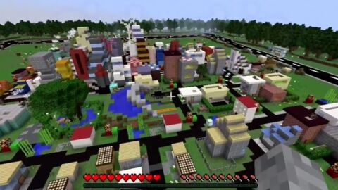 Jouer à SimCity dans Minecraft, c'est possible !