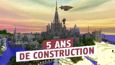 Minecraft : un joueur a passé 5 ans à construire ce château