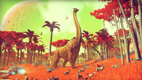 No Man's Sky : un joueur a enfin découvert les premiers dinosaures