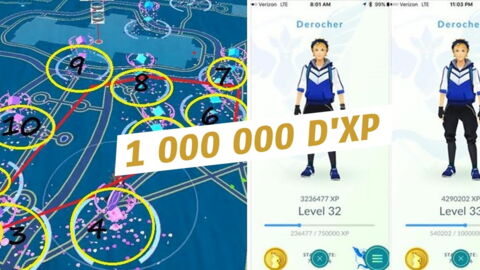 Pokémon Go : Jimmy Derocher récolte le million d'XP en un week-end