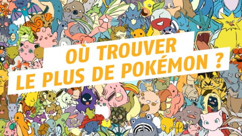 Pokémon Go : où trouve-t-on le plus de Pokémon ?