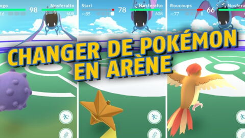 Pokémon Go : comment changer de Pokémon en plein combat