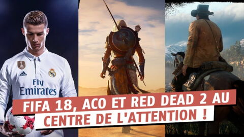 FIFA 18 mauvais, Red Dead Redemption 2 dans un nouveau trailer et Assassin's Creed qui devient simulateur de marche : le résumé de l'actu jeu vidéo de la semaine